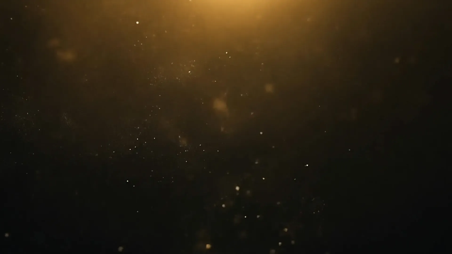 Golden Dust Particle Overlay for Cinematic Video Projects